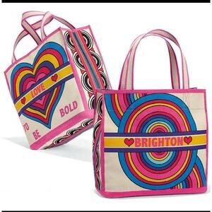 Brighton Multicolor Heart Tote Bag